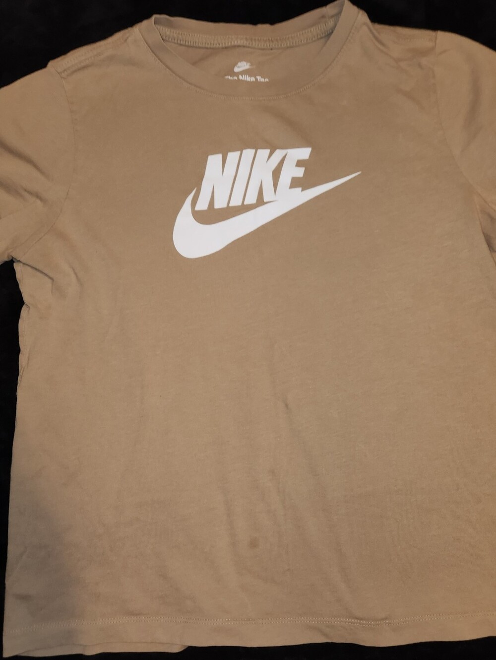 Beige NIKE TEE
